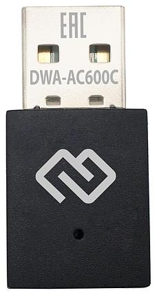 Сетевой адаптер WiFi Digma DWA-AC600C AC600 USB 2.0 (ант.внутр.) 1ант. (упак.:1шт), фото 2