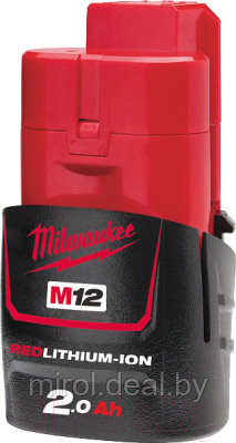 Аккумулятор для электроинструмента Milwaukee M12 B2 / 4932430064 - фото 2 - id-p219651781