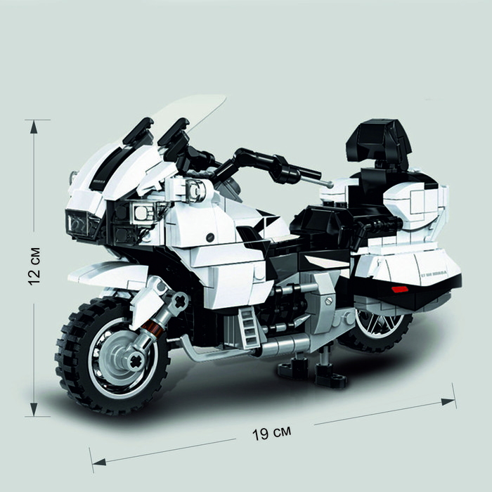 Конструктор Мото «Шоссейный мотоцикл», 444 детали - фото 2 - id-p219653062