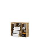 Прихожая Хелен - Композиция 1 - Белый/Дуб крафт золотой (Стендмебель), фото 4