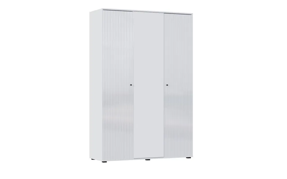 Шкаф 3-х ств. Оливия - Белый / Белый глянец холодный (МИФ)