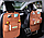 Органайзер на спинку сиденья автомобиля / Накидка на сидение для хранения вещей, Светло серый, фото 4