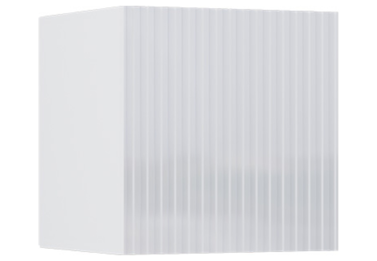 Шкаф навесной малый Оливия - Белый / Белый глянец холодный (МИФ) - фото 1 - id-p219653409
