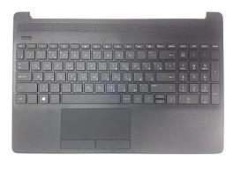 Верхняя часть корпуса (Palmrest) HP 250 G8, 15-DW с клавиатурой, с тачпадом, черный, RU