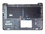 Верхняя часть корпуса (Palmrest) Asus ZenBook UX510, с клавиатурой, черный, подсветка, RU, фото 2