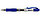 Ручка гелевая автоматическая Lite корпус прозрачный, стержень синий, фото 2