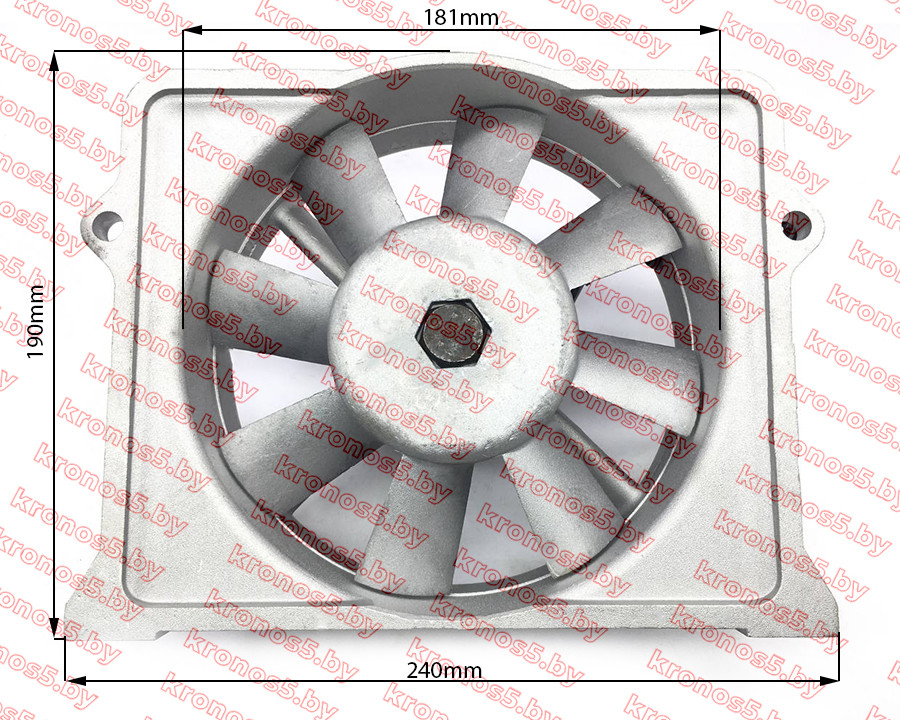 Вентилятор в сборе с генератором R195/195N (тип 1) - фото 1 - id-p219636883