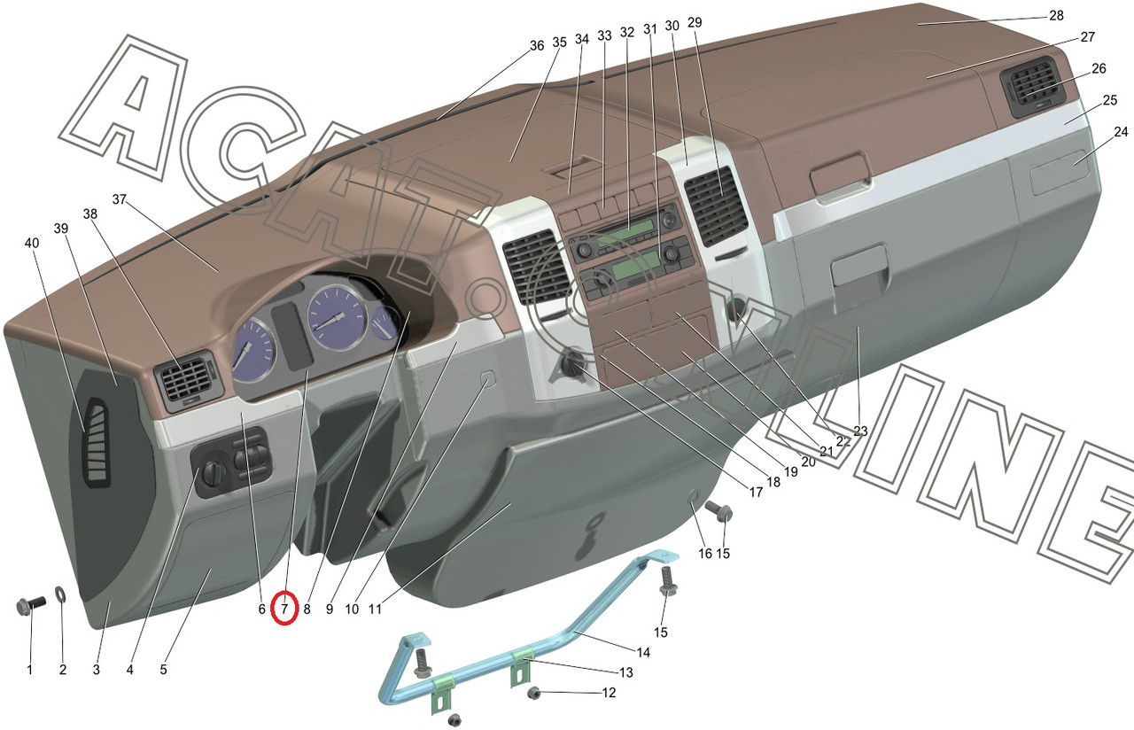 Комбинация приборов ГАЗ-3102,3110,31105,2217,3302 дв.Евро-3 с 2-мя ЖКИ синяя АВТОПРИБОР 385.3801 - фото 5 - id-p219659635