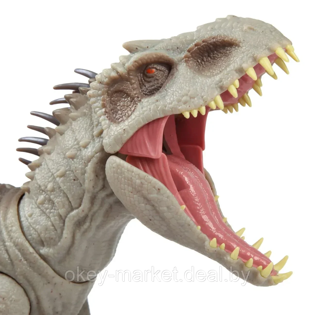 Фигурка динозавра Jurassic World Индоминус Рекс HNT63 свет + звук - фото 9 - id-p219661518