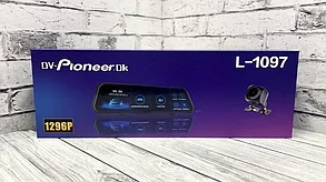 Видеорегистратор-Зеркало Pioneer.Ok L-1096 2 камеры 10" дюймовый экран