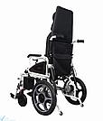 Кресло-коляска с электроприводом прогулочная для людей с ограниченными возможностями передвижения AT52313, фото 3