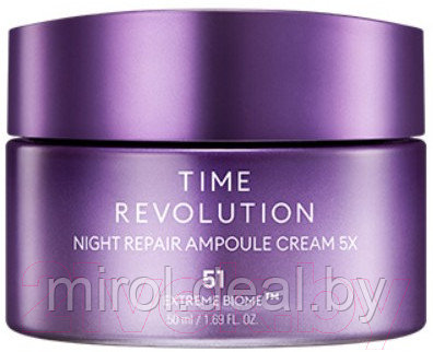 Крем для лица Missha Time Revolution Night Repair Ampoule Cream 5X - фото 1 - id-p219666056