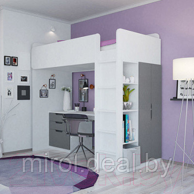 Двери шкафа для кровати-чердака Polini Kids Simple - фото 3 - id-p219665427