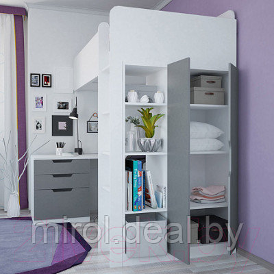Двери шкафа для кровати-чердака Polini Kids Simple - фото 4 - id-p219665427