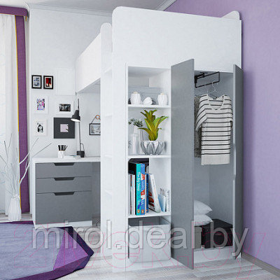 Двери шкафа для кровати-чердака Polini Kids Simple - фото 5 - id-p219665427