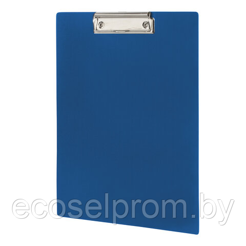 Доска-планшет STAFF с прижимом А4 (315×235 мм), пластик, 1 мм, синяя, 229222 - фото 1 - id-p219668483