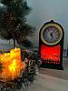 Светодиодный мини-камин настольный декоративный "Старинные часы" с эффектом живого пламени+ подарок, фото 9