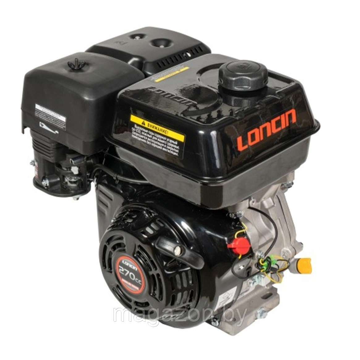 Двигатель бензиновый LONCIN G270F (9.0 л.с., 25*60 мм, шпонка) - фото 1 - id-p219668564