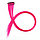 Цветная прядь для волос Ярко-розовая, на заколке, 5 гр, 50х3,3 см, 2 шт (арт.6245522), фото 4