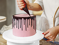 Тортовница Sweet Cake вращающаяся подставка для приготовление тортов, диаметр 28 см