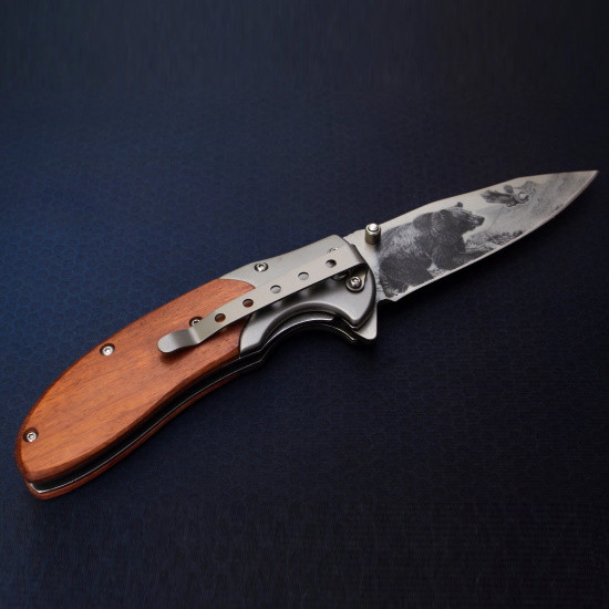 Нож механический складной Медведь - фото 6 - id-p219669939
