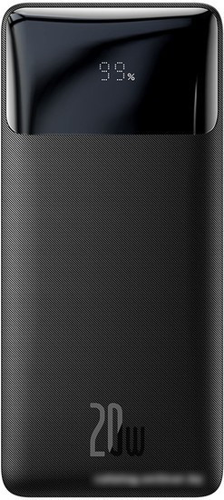 Внешний аккумулятор Baseus Bipow fast charge 20W 30000mAh (черный) - фото 1 - id-p219669414