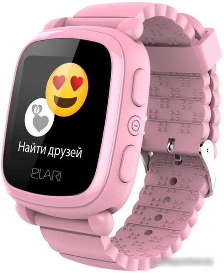 Умные часы Elari KidPhone 2 (розовый) - фото 1 - id-p219669424