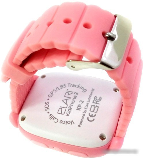 Умные часы Elari KidPhone 2 (розовый) - фото 5 - id-p219669424