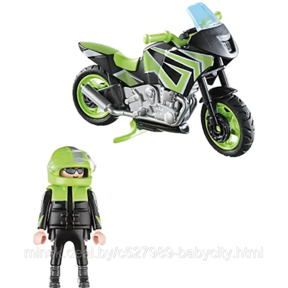 Иг­ро­вой набор «Playmobil» Мо­то­цикл - фото 1 - id-p219669980