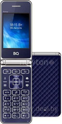 Кнопочный телефон BQ-Mobile BQ-2840 Fantasy (синий) - фото 1 - id-p219670034