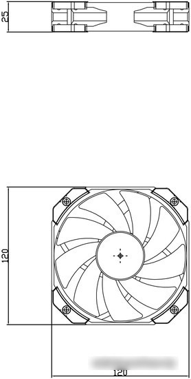 Вентилятор для корпуса Thermalright TL-D12B - фото 2 - id-p219670186