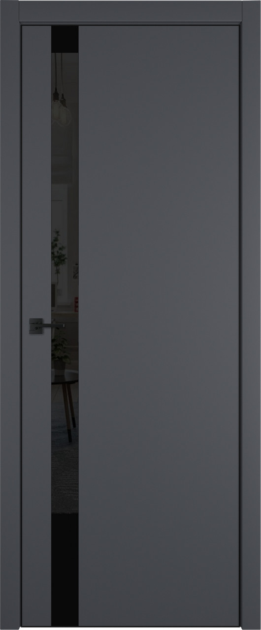 Межкомнатная дверь Urban  1 SV  цвет Onyx   кромка Black Edge