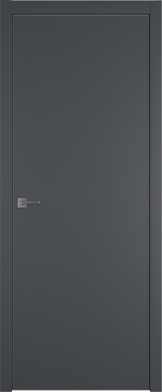 Межкомнатная дверь Urban Z   цвет Onyx   кромка Silver Edge