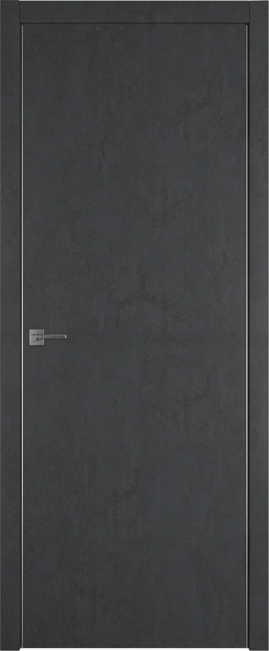 Межкомнатная дверь Urban Z   цвет Jet loft   кромка Silver Edge