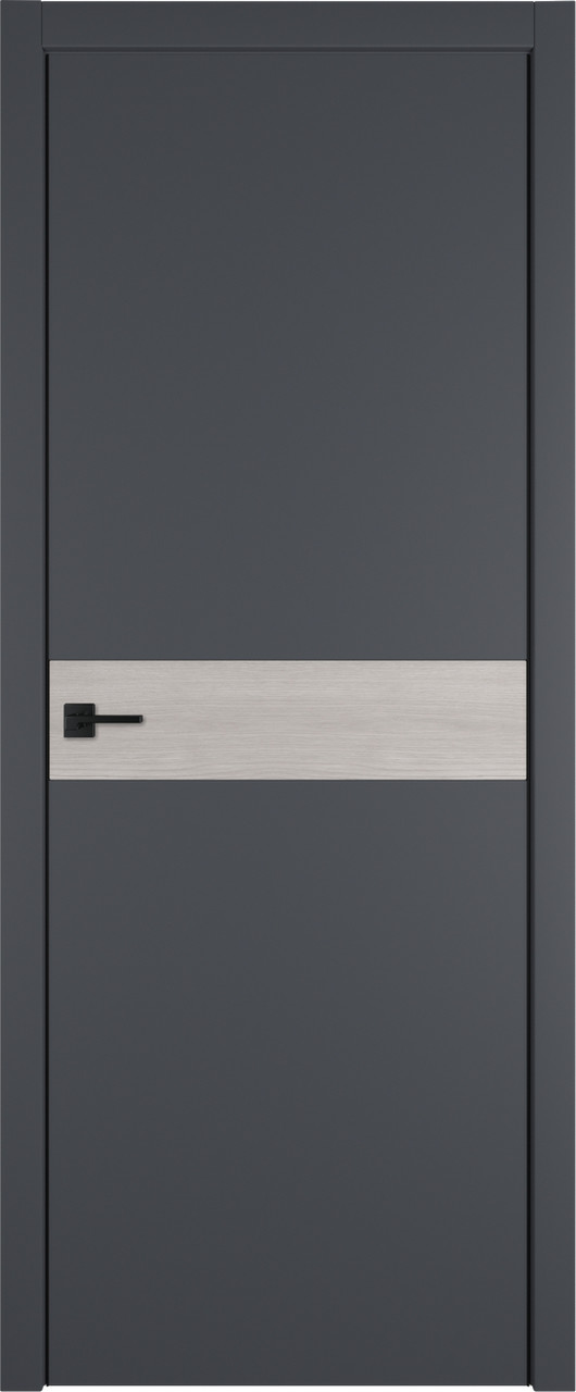 Межкомнатная дверь  Urban  H  цвет Onyx   вставка Stone Oak  кромка  Black Edge