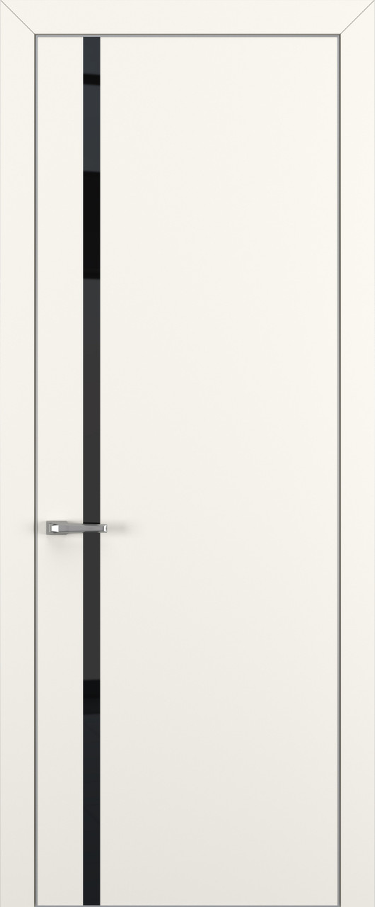 Квалитет  К1 Black Classic 800*2000 Молочный матовый ALU Серая зпп Eclipse 2.0 под 2 петли зпз 196