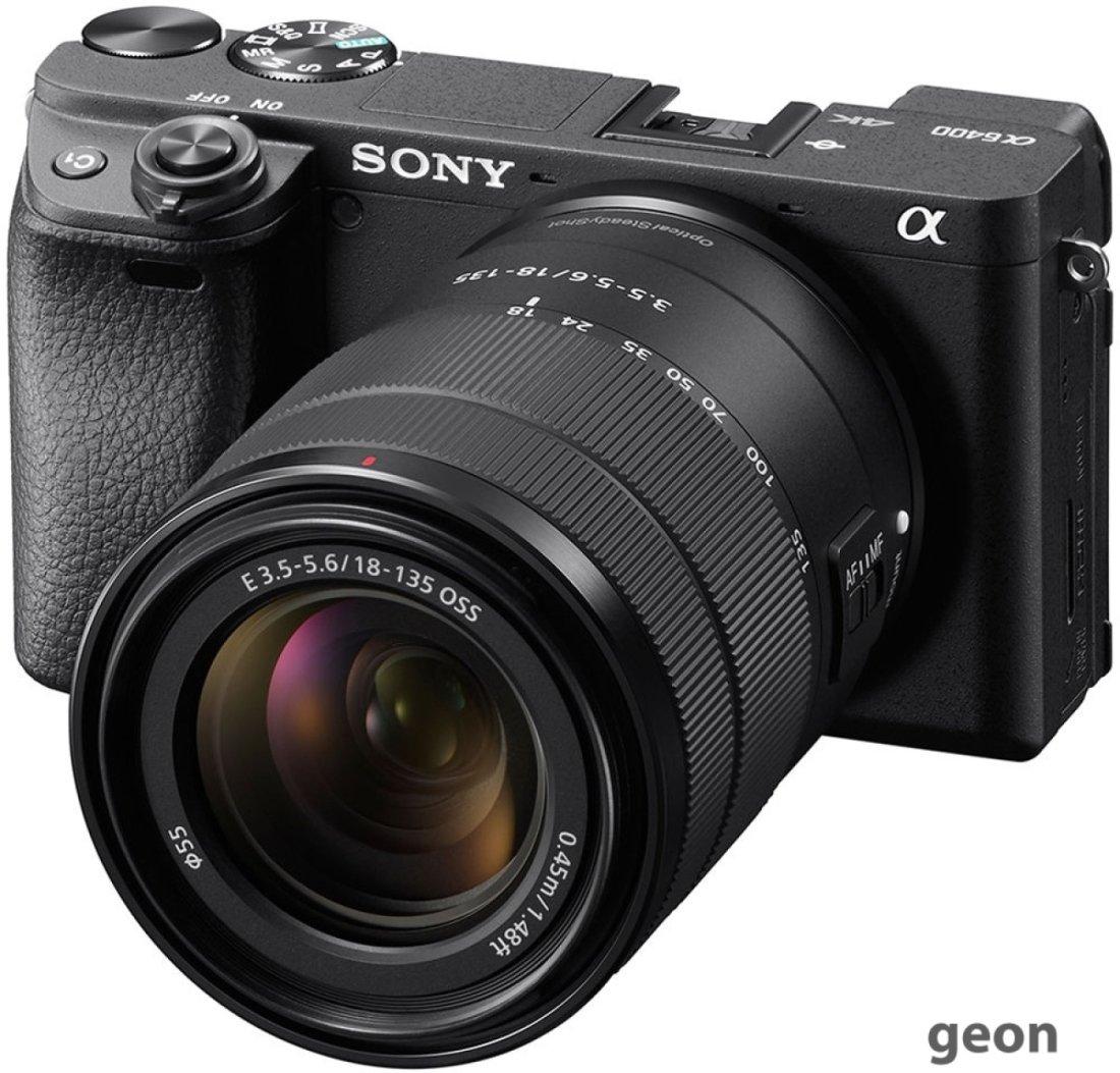 Беззеркальный фотоаппарат Sony Alpha a6400 Kit 18-135mm (черный) - фото 3 - id-p219668214