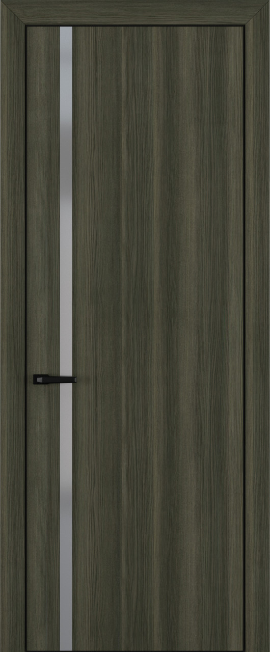 Квалитет  К1 Silver Grey 800*2000 Дуб темный ALU Черная зпп Eclipse 2.0 под 2 петли зпз 196