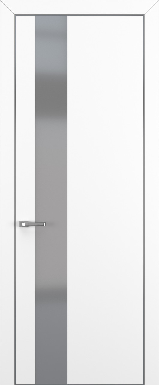 Квалитет  К3 Silver Grey 800*2000 Белый матовый ALU Серая зпп Eclipse под 2 петли зпз 196