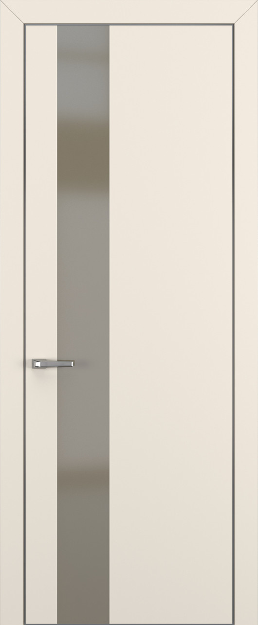 Квалитет  К3 Silver Bronze 800*2000 Матовый крем ALU Серая зпп Eclipse под 2 петли зпз 196