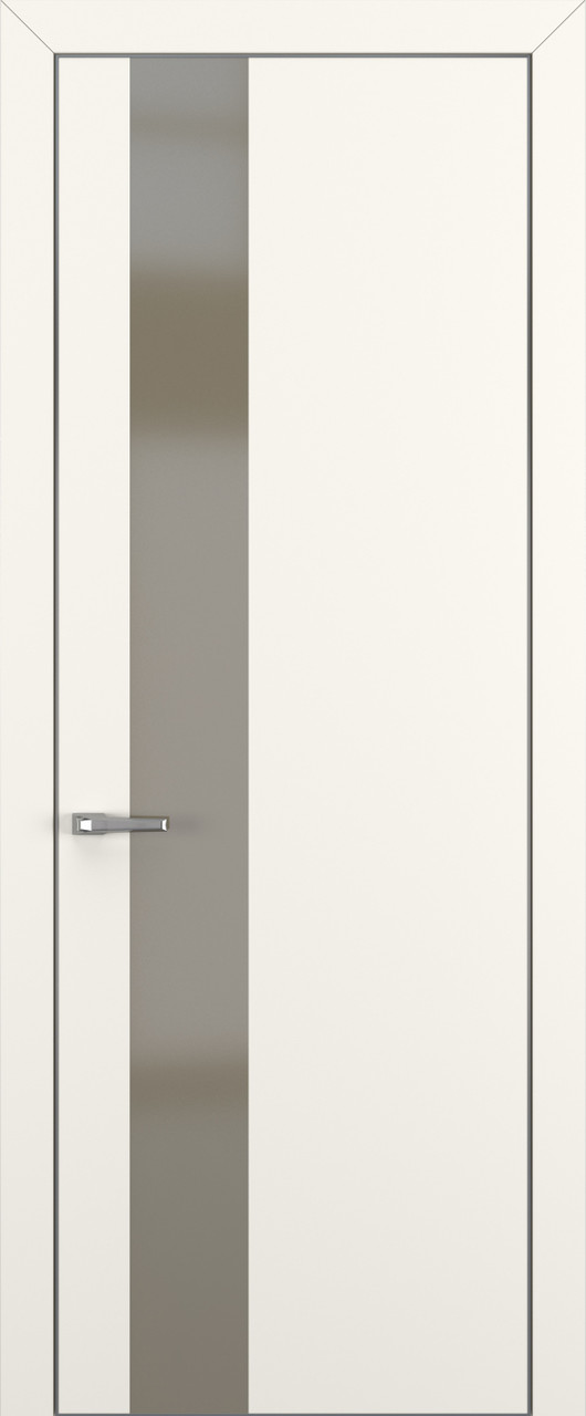 Квалитет  К3 Silver Bronze 800*2000 Молочный матовый ALU Серая зпп Eclipse под 2 петли зпз 196