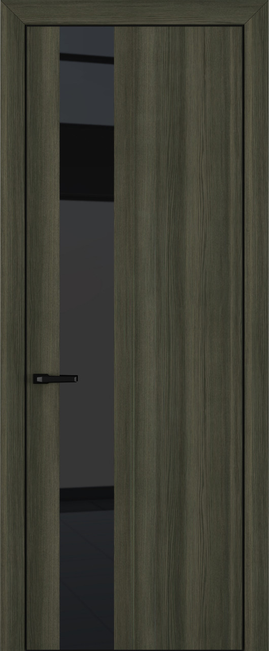 Квалитет  К3 Black Classic 800*2000 Дуб темный ALU Черная зпп Eclipse под 2 петли зпз 196