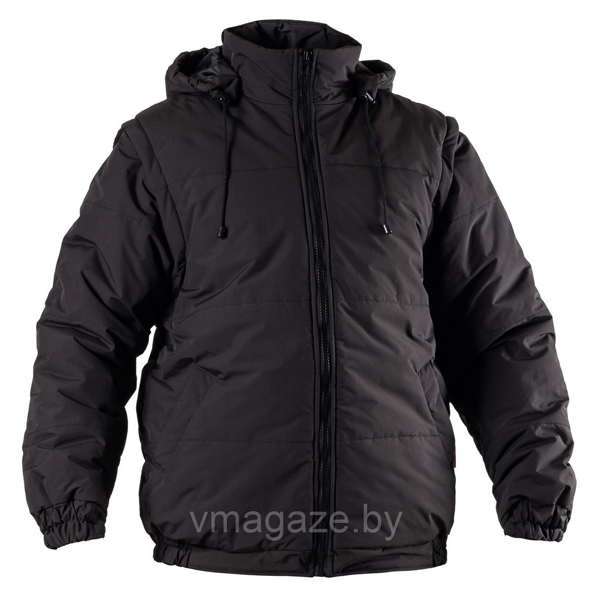 Куртка рабочая утепленная зимняя Сити (цвет черный) - фото 1 - id-p219675671