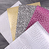 Бумага цветная текстурированная самоклеящаяся с блестками, фото 3
