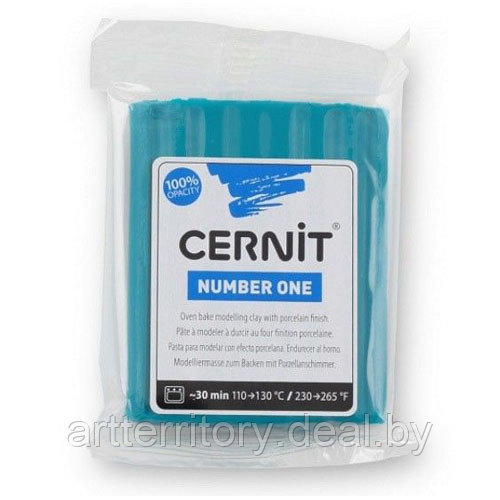 Полимерная глина CERNIT (56г) (лазурный) - фото 1 - id-p219675460