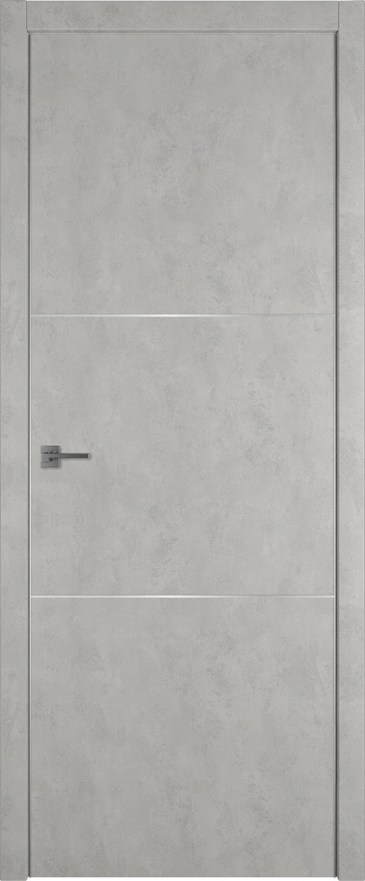 Межкомнатная дверь Urban 2   цвет Antic loft   кромка Silver Edge