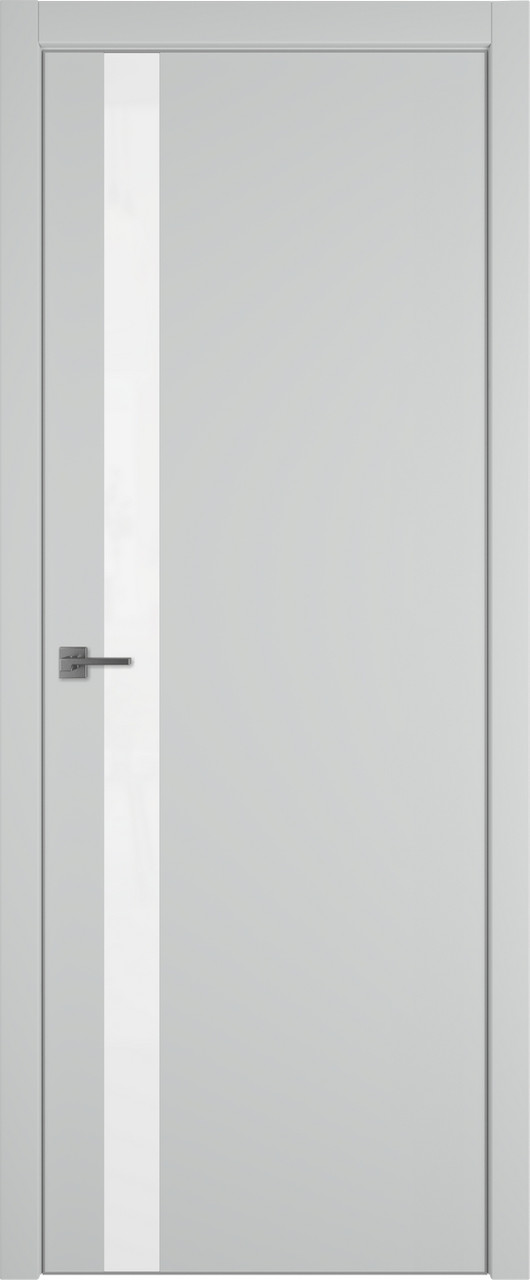 Межкомнатная дверь Urban  1 SV  цвет Steel  кромка Silver Edge