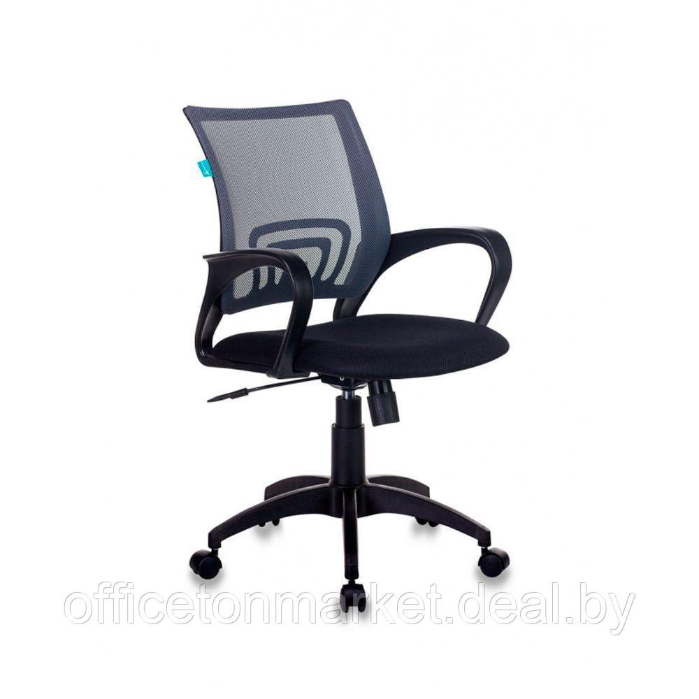 Кресло для персонала Бюрократ "CH-695N/BLACK", ткань, пластик, серый - фото 1 - id-p219668340