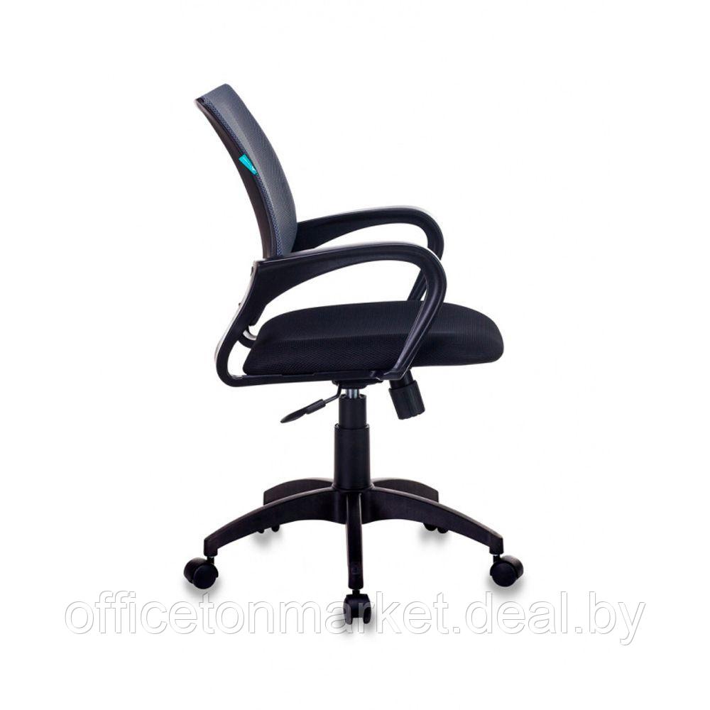Кресло для персонала Бюрократ "CH-695N/BLACK", ткань, пластик, серый - фото 4 - id-p219668340