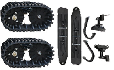 Зимний комплект для квадроциклов Motax Micro Snow 110 cc (лыжи + гусеницы)